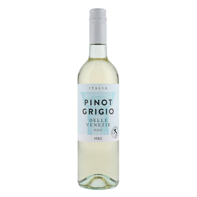 M&S Pinot Grigio white wine 75cl, imported from the UK