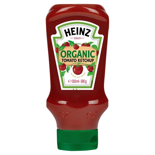 Heinz organic tomato ketchup 580g, UK version