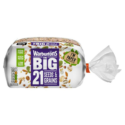 Sainsburys Warburtons Big 21 Seeds 700g- Buy online at McGrocer