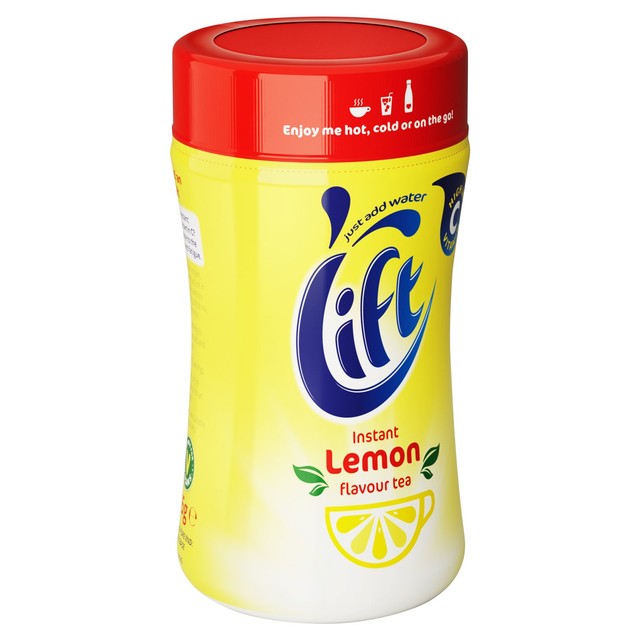 Typhoo Lift instant lemon flavoured tea 165g, UK version