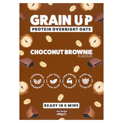 M&S Grain Up Protein Overnight Oats Choconut Brownie Flavour- Buy online at McGrocer