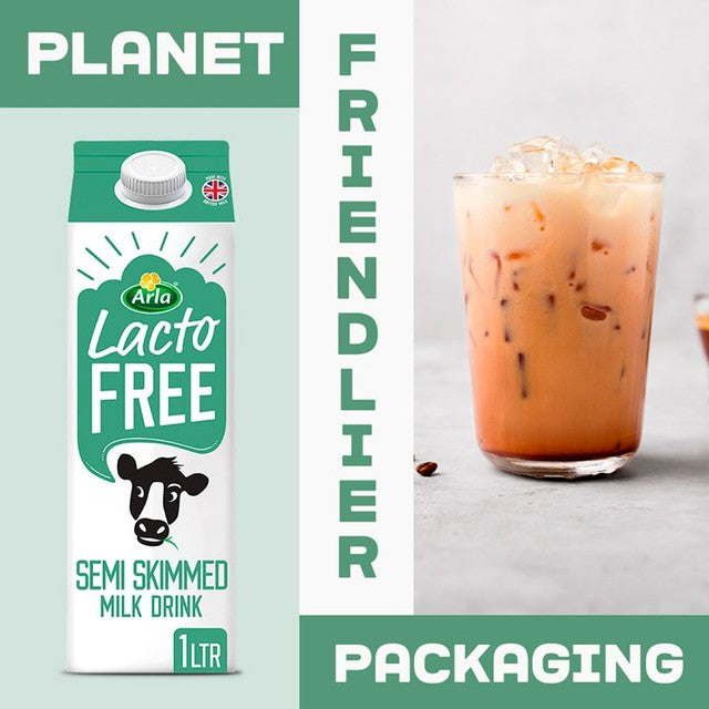 Leche semidesnatada Arla Lactofree 1L - Producto británico