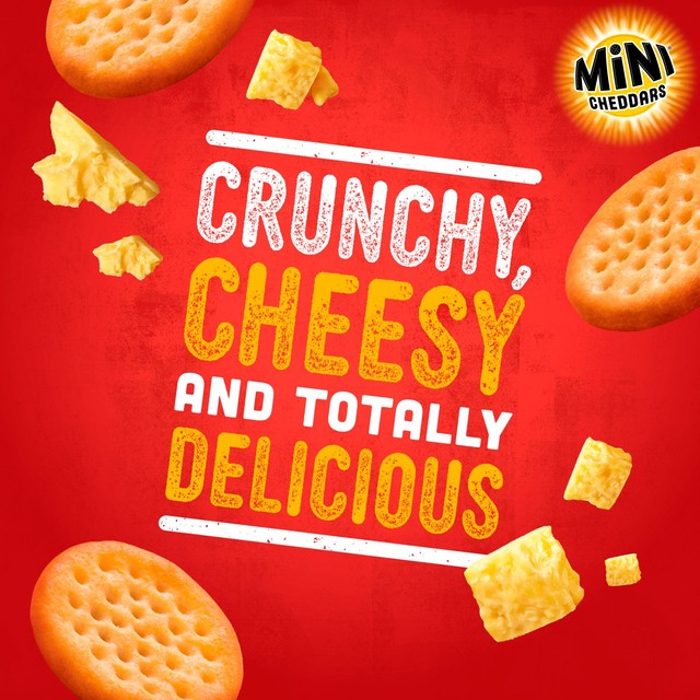 Jacob's Mini Cheddars Red Leicester multipack cheese snack biscuits, UK version