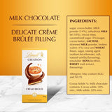 Lindt Creme Brulee chocolate bar 150g, UK version