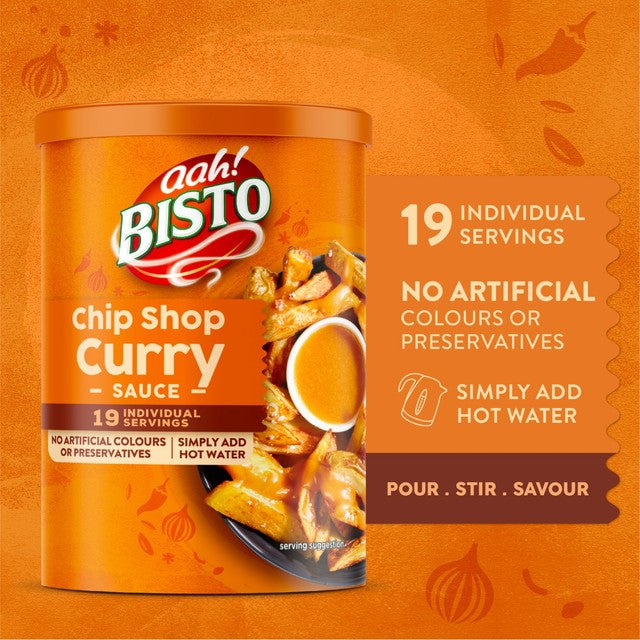 Bisto curry sauce mix granules, imported from the UK