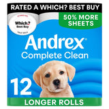 Andrex Complete Clean Toilet Roll 12 packs - British product