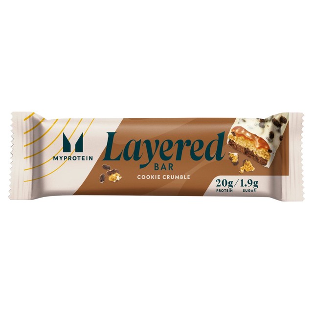 Myprotein protein bar cookie crumble 60g, imported from the UK