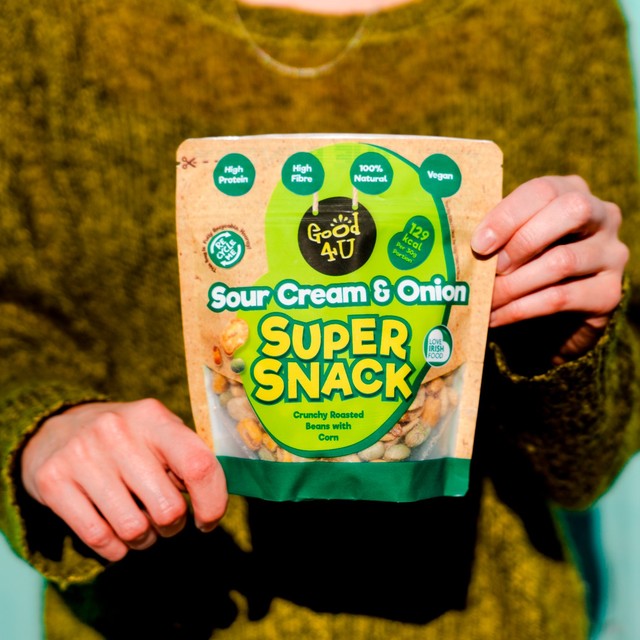 Good4U roasted bean mix snack sour cream and onion 130g, UK version
