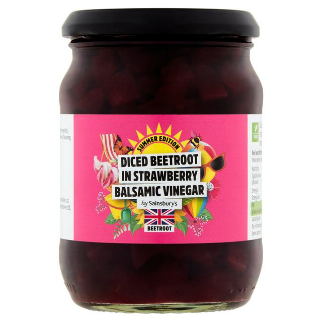 Diced Beetroot in Strawberry Balsamic Vinegar 340g