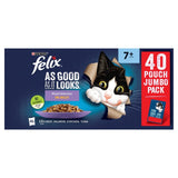 Felix Senior 7+ Mixed in Jelly cat food 40 x 85g - British product
