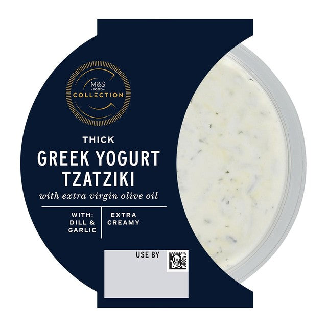 M&S Thick Greek Yogurt Tzatziki 170g, imported from the UK