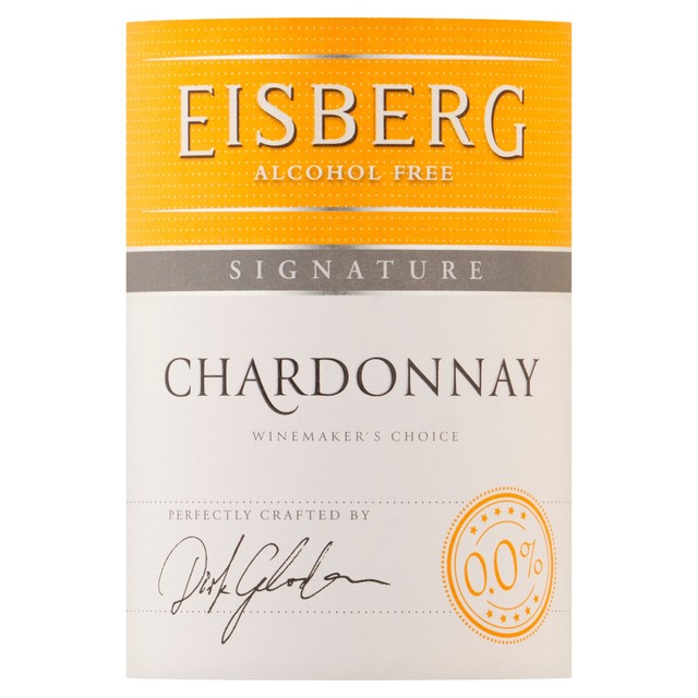 Eisberg Signature Chardonnay alcohol-free wine 75cl - British product
