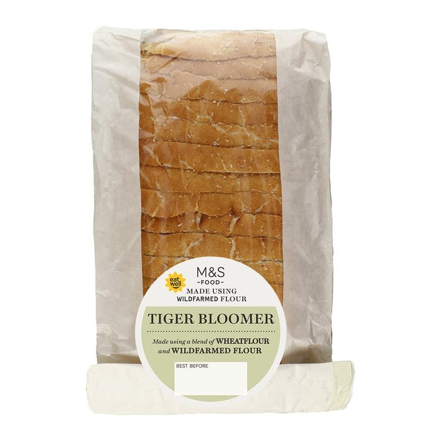 M&S thick sliced tiger bloomer 800g, imported from the UK