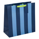 M&S blue stripe large gift bag, imported from the UK