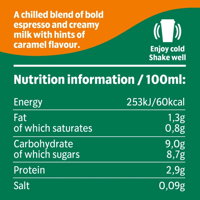 Starbucks caramel macchiato iced coffee 330ml (British brand)