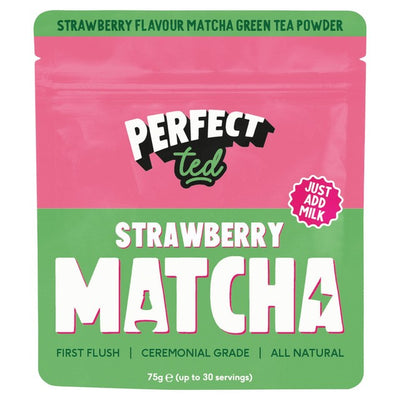 Perfect Ted Erdbeer-Matcha-Pulver 75 g