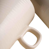 M&S ribbed ceramic latte mug set 4-piece, imported from the UK