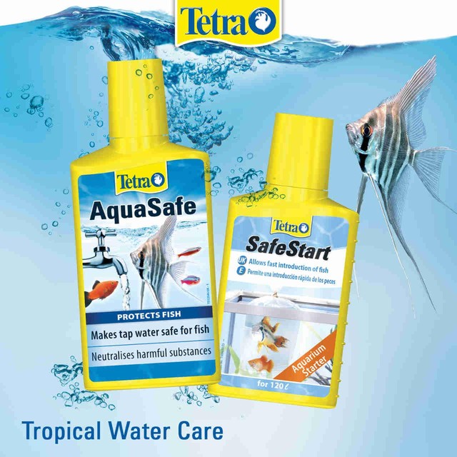 Tetra AquaSafe aquarium water conditioner 100ml (British brand)