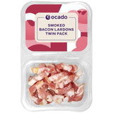 Ocado smoked bacon lardons 200g, imported from the UK