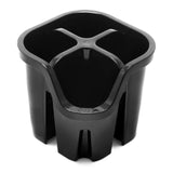 Addis cutlery drainer caddy with 4 compartments in black - British product