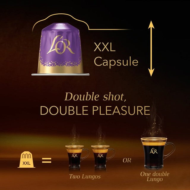 L'OR Barista Extra Long XXL coffee pods 10 pack, UK version