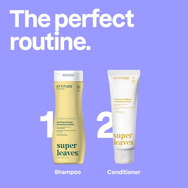 Attitude Super Leaves Clarifying Shampoo 473ml - British product