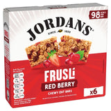 Jordans Frusli Red Berry cereal bars 150g, UK version