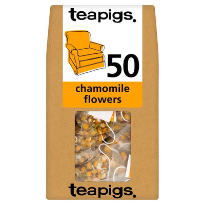 Teapigs Kamillenblüten Kräutertee-Aufguss Teebeutel 50 Beutel