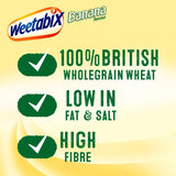 Weetabix banana flavour wholegrain wheat cereal biscuits (British brand)