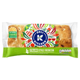 Deli Kitchen Focaccia sliced flatbreads 4 x 75g - British product