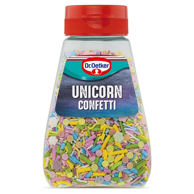 M&S Dr. Oetker Unicorn Confetti Sprinkles Sugar Shapes Cake Decorations 110g- Buy online at McGrocer