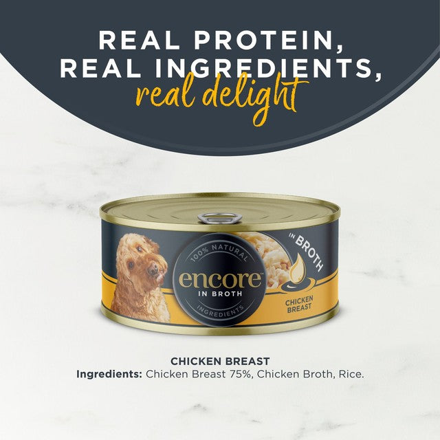 Encore wet dog food with chicken fillet 156g - British product
