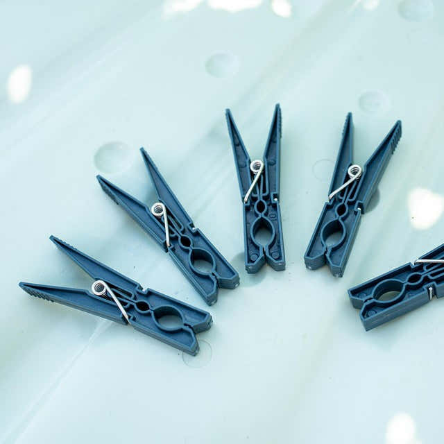 George East recycled clothes pegs pack of 6 (British brand)