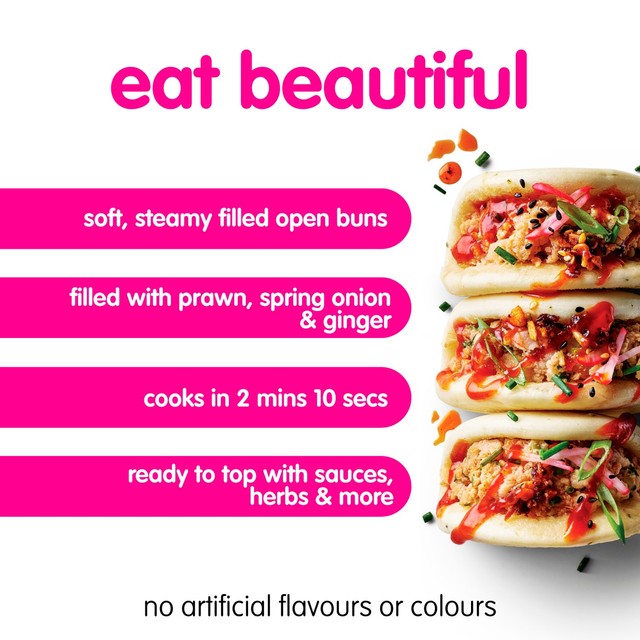 Itsu prawn bao sliders 165g, UK version
