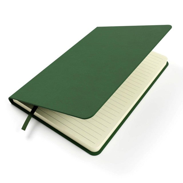 Sinclairs Silvine A5 Executive Notebook green cover (British brand)