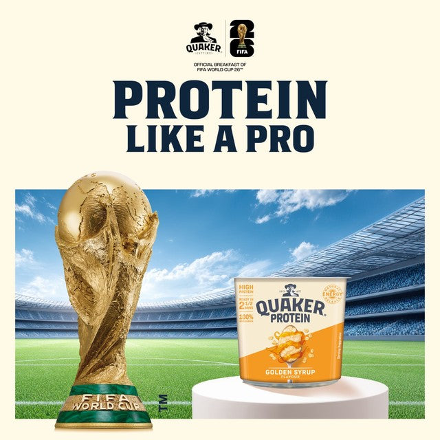 Quaker golden syrup porridge pot 63g, imported from the UK