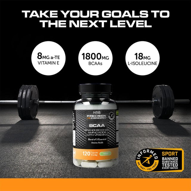Holland & Barrett BCAA capsules 120 capsules, UK version