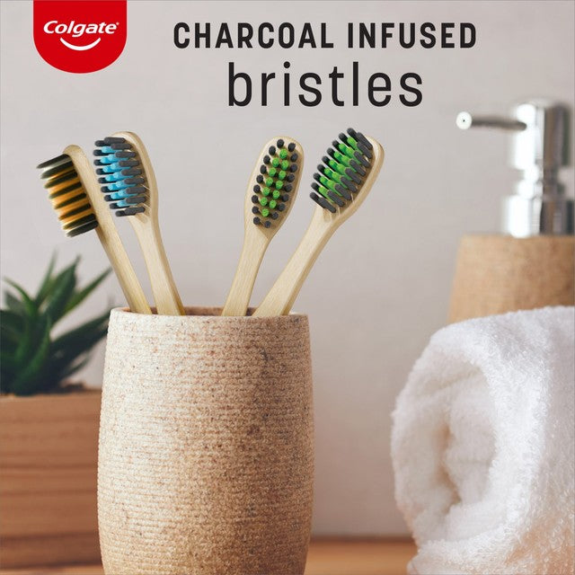 Colgate Bamboo Charcoal Soft Manual Toothbrush - British product