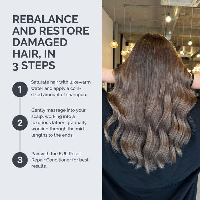 FUL Reset Repair Shampoo for dry damaged hair 250ml - British product