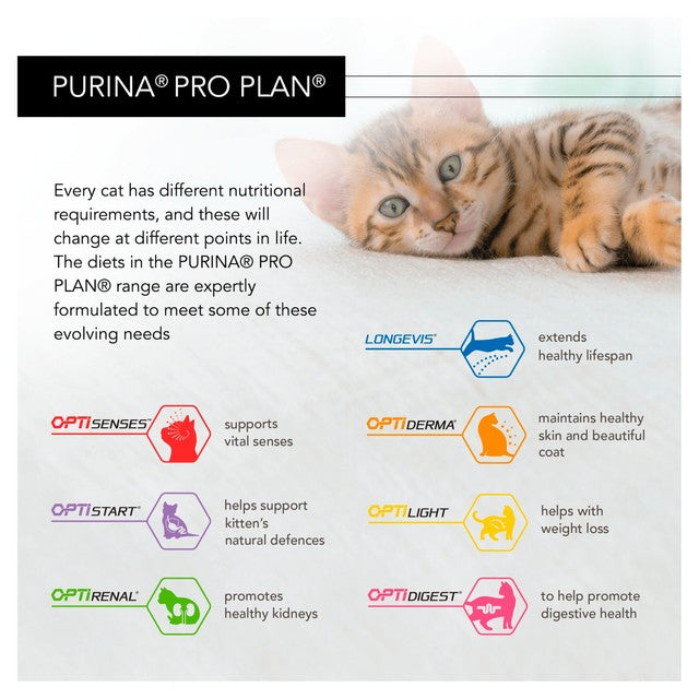 Pro Plan cat food sterilised 10 x 85g, imported from the UK