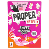 Propercorn sweet microwave popcorn 3 x 70g, imported from the UK