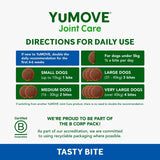 YuMOVE joint support daily bites for senior dogs, UK version
