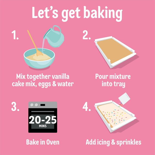 Dr Oetker vanilla cake mix 436g - British product