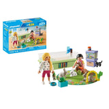 Playmobil Family with Rabbits Starter Pack toy playset, imported from the UK