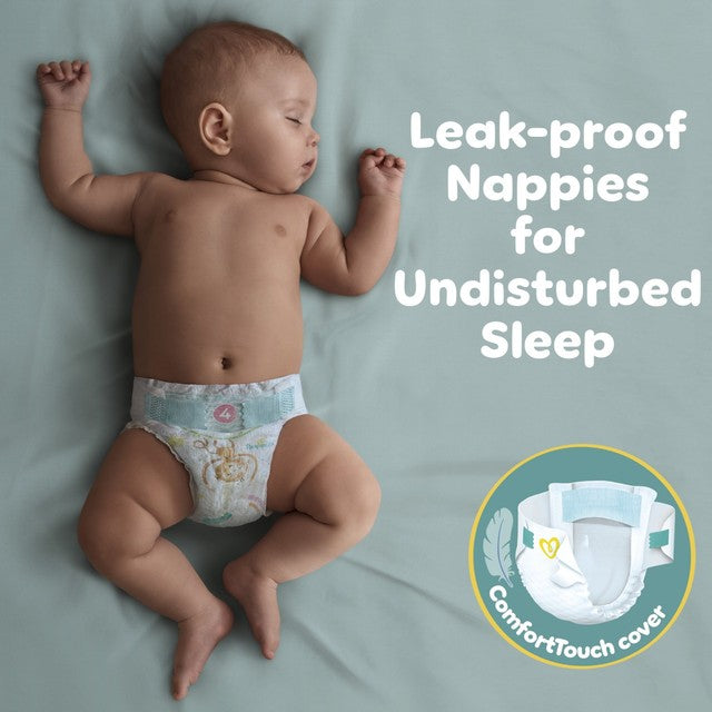 Pampers Baby-Dry Nappies Size 8 (17kg+) Essential Pack (British brand)