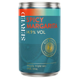 Served Spicy Margarita ready-to-drink cocktail 125ml can (British brand)