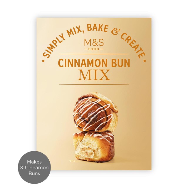 M&S cinnamon bun kit 490g, imported from the UK