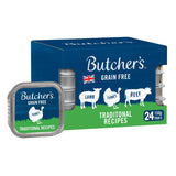 Butcher's dog food trays mixed varieties 24x150g - British product