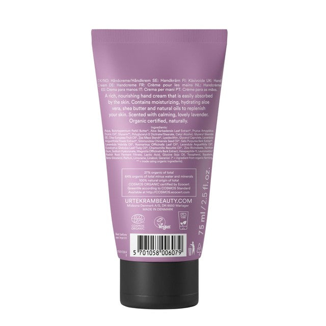 Urtekram hand cream soothing lavender, imported from the UK