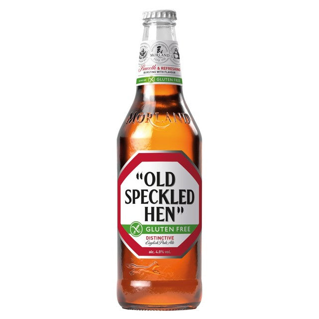 Old Speckled Hen gluten free pale ale 500ml, imported from the UK